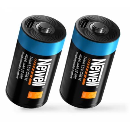 Newell C/R14 USB-C - 2x akumulator/bateria C/R14 (R14), USB-C